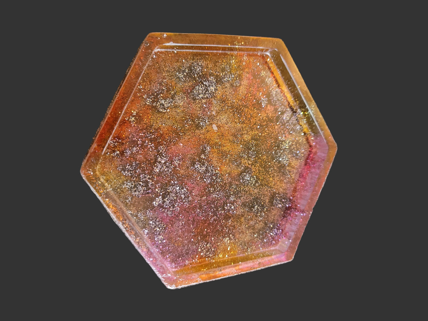 Handcrafted Resin Coaster - Unique Galaxy Design