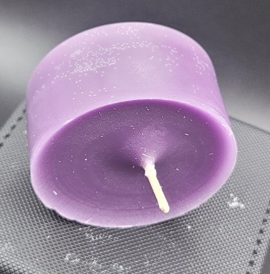 Handcrafted Lavender Tea Light Candle - Unique, One-of-a-Kind Extra Large